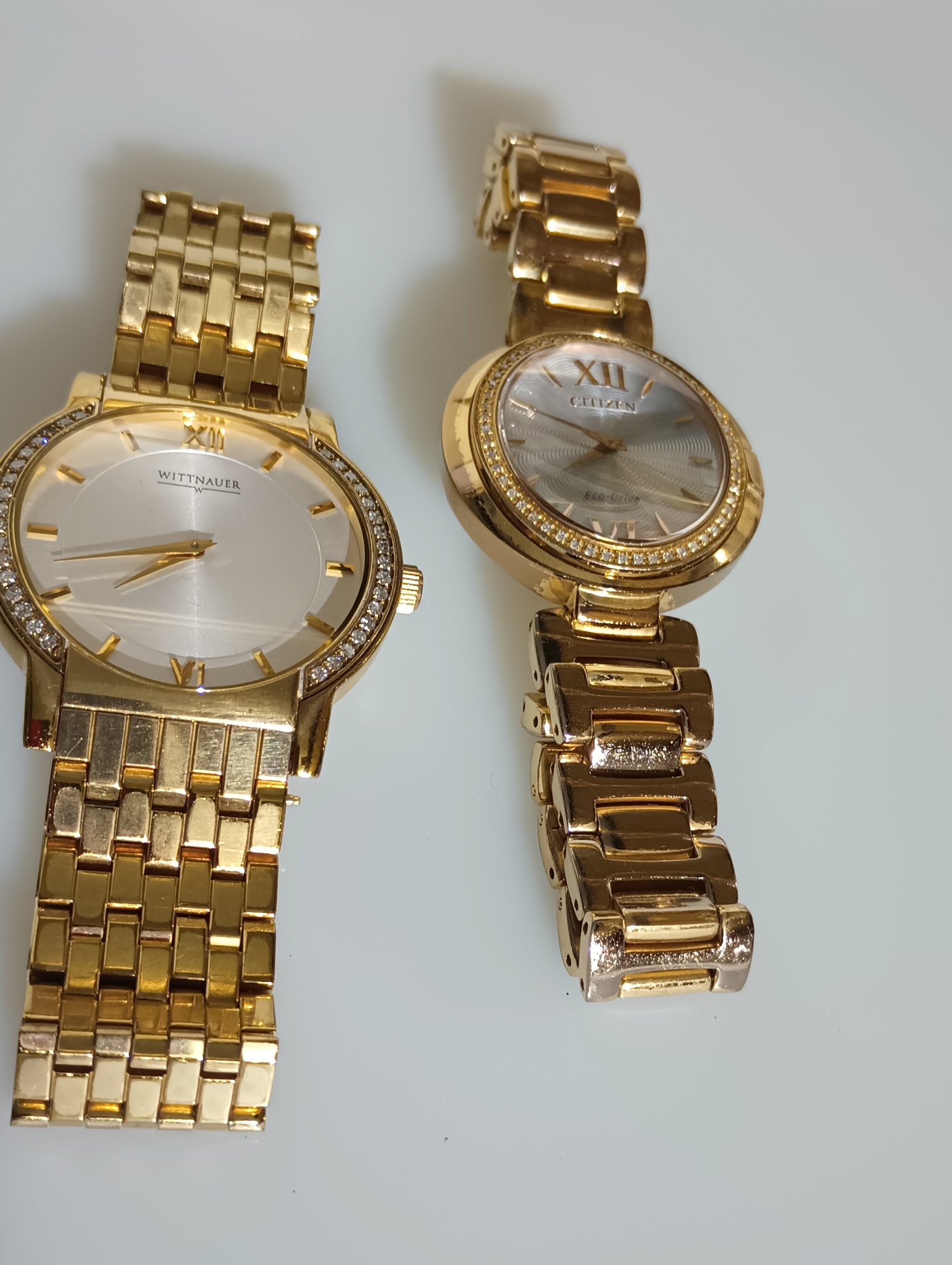 ChromeKarats gold plating work — Wittnauer & Citizen Gold Watches